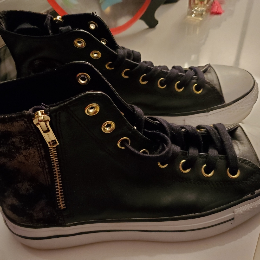 Converse high tops side zipper AUTHENTIC
